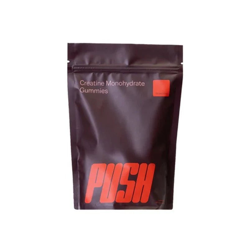 PUSH Creatine Monohydrate Gummies Strawberry 120 Gummies - JING