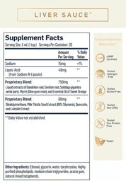 Quicksilver Scientific Dr. Shade's Liver Sauce 100ml - JING Organics