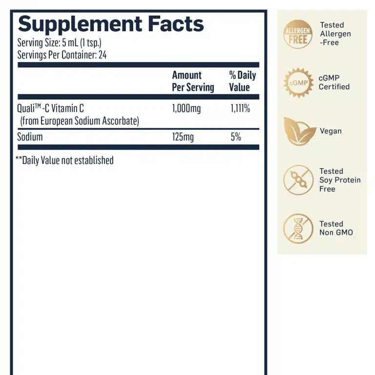 Quicksilver Scientific Liposomal Vitamin C 120ml - JING Organics