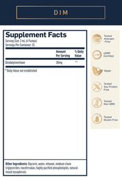 Quicksilver Scientific Nanoemulsified DIM 50ml - JING Organics