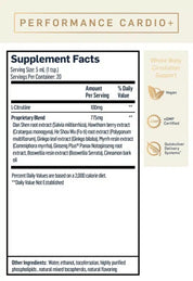 Quicksilver Scientific Performance Cardio 100ml - JING Organics