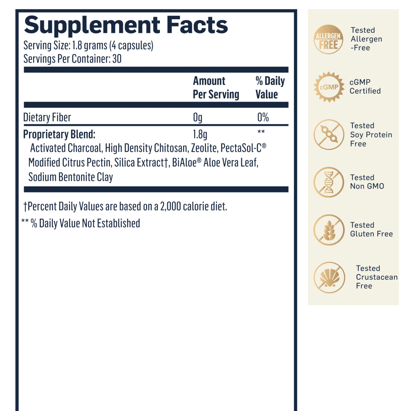 Quicksilver Scientific Ultra Binder 120 Capsules - JING Organics