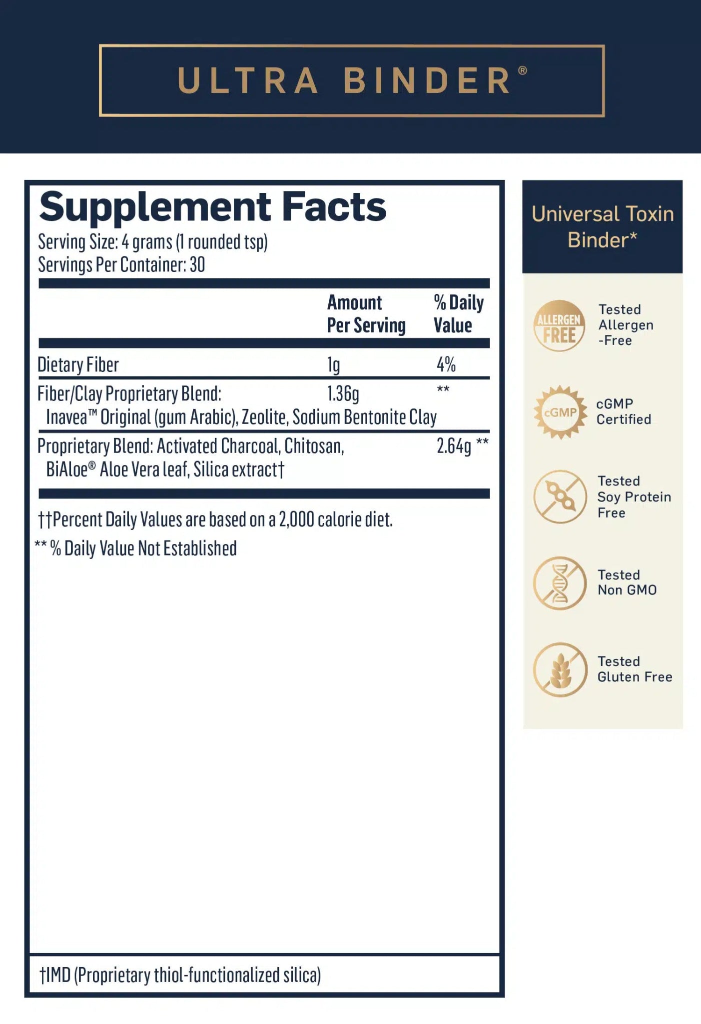 Quicksilver Scientific Ultra Binder Powder 120g - JING Organics