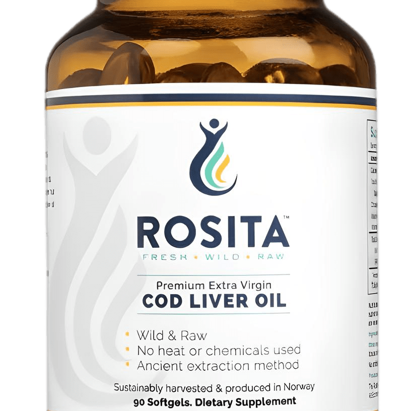 Rosita Cod Liver Oil 90 Softgels - JING Organics