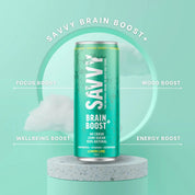 Savvy Brain Boost Drink Lemon Lime 330ml - JING Organics