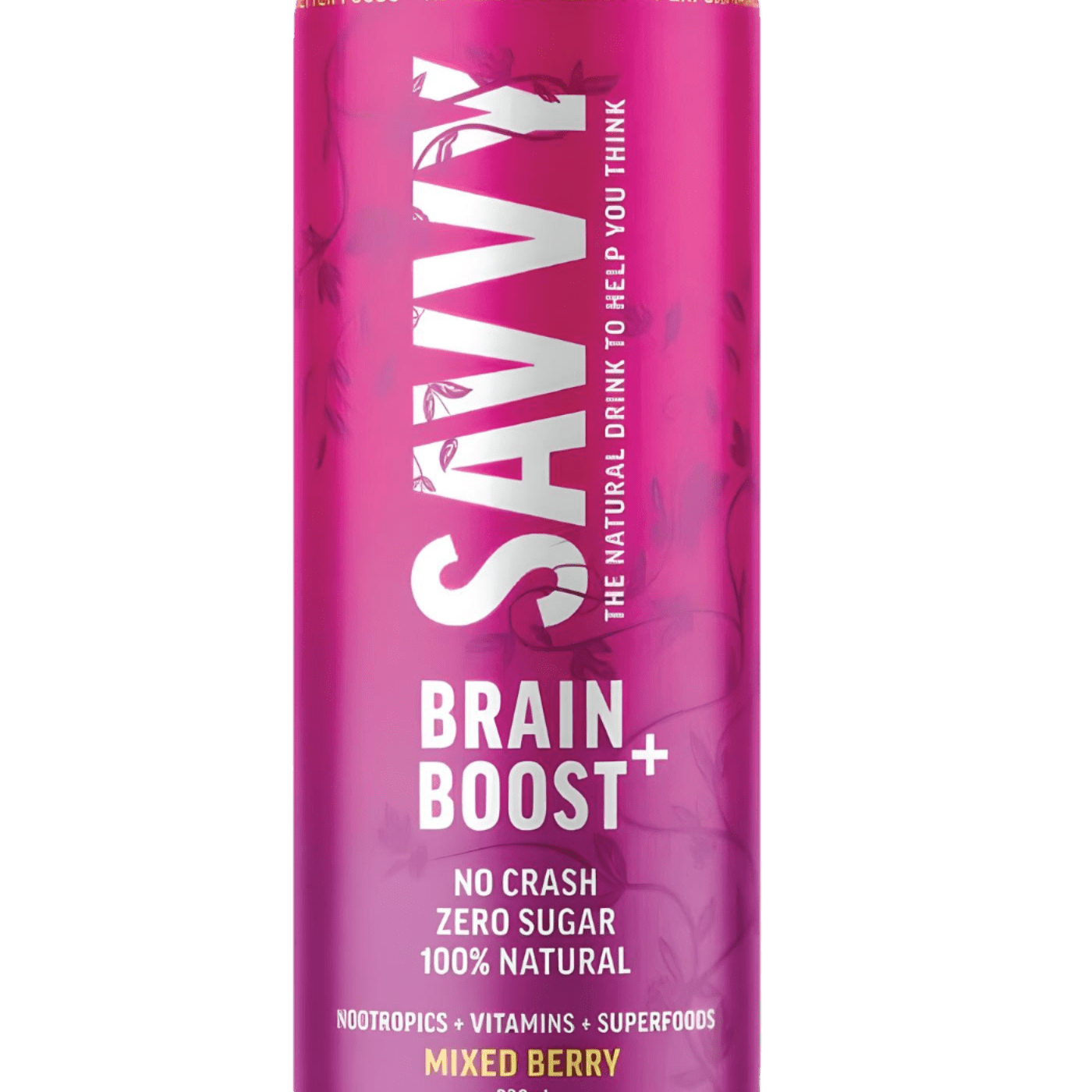 Savvy Brain Boost Drink Mixed Berry 330ml - JING Organics