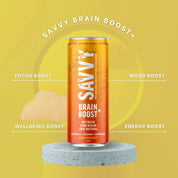Savvy Brain Boost Drink Passionfruit 330ml - JING Organics