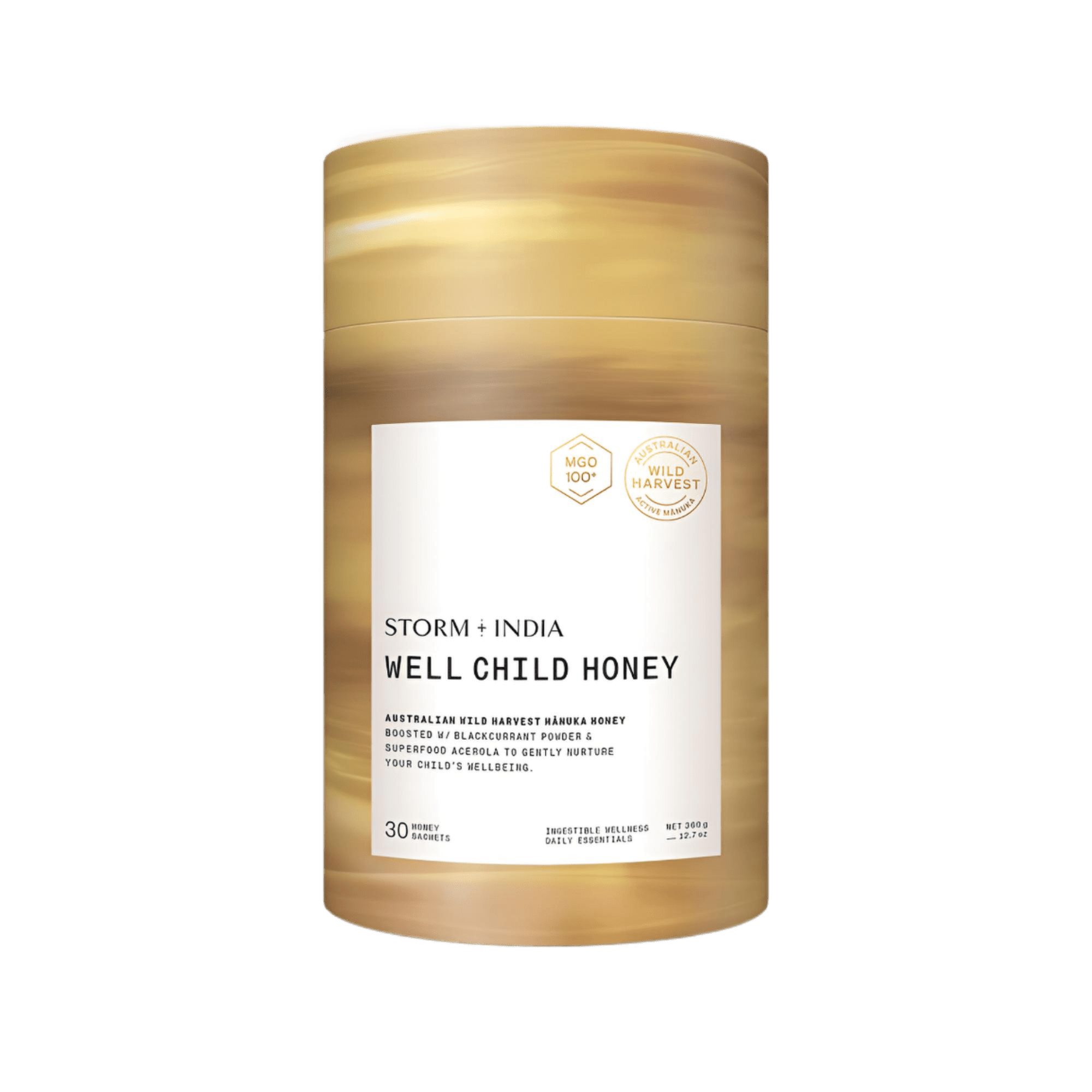 Storm + India Well Child Honey 30 Sachets - JING Organics