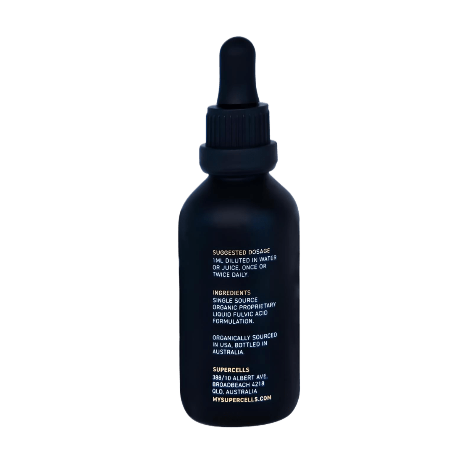 Supercells Complex Minerals Fulvic Concentrate 60ml - JING Organics