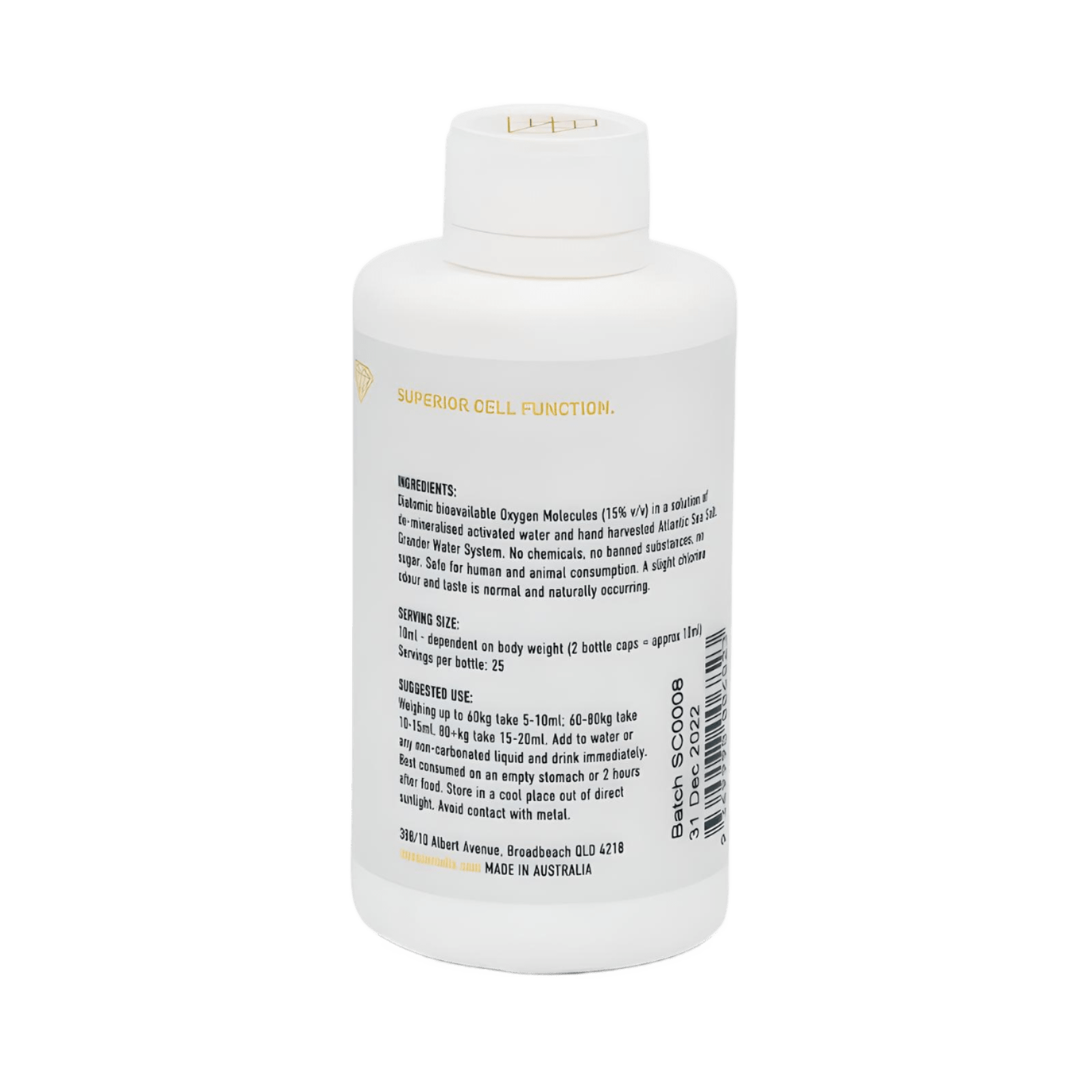 Supercells Liquid Oxygen 250ml - JING Organics