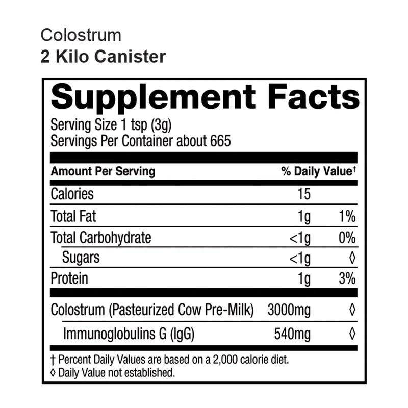 Surthrival Colostrum 2kg - JING Organics
