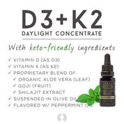 Surthrival D3+K2 Daylight Concentrate 15ml - JING Organics
