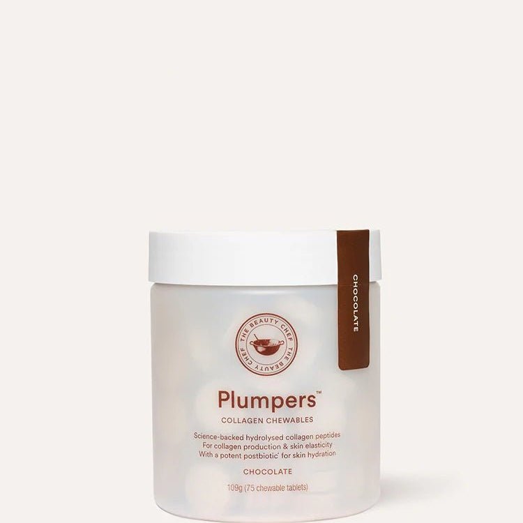 The Beauty Chef Plumpers Collagen Chewables Chocolate 75 Chewables - JING