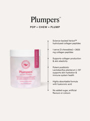 The Beauty Chef Plumpers Collagen Chewables Kakadu Plum & Berry 75 Chewables - JING