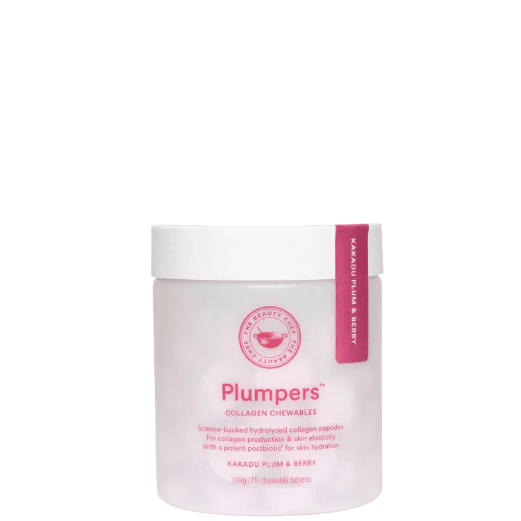 The Beauty Chef Plumpers Collagen Chewables Kakadu Plum & Berry 75 Chewables - JING