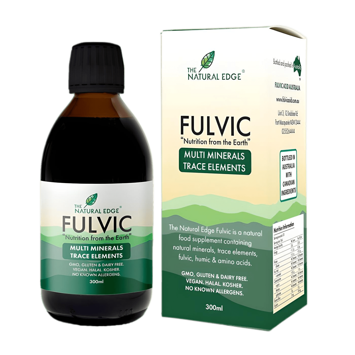 The Natural Edge Fulvic 300ml - JING Organics