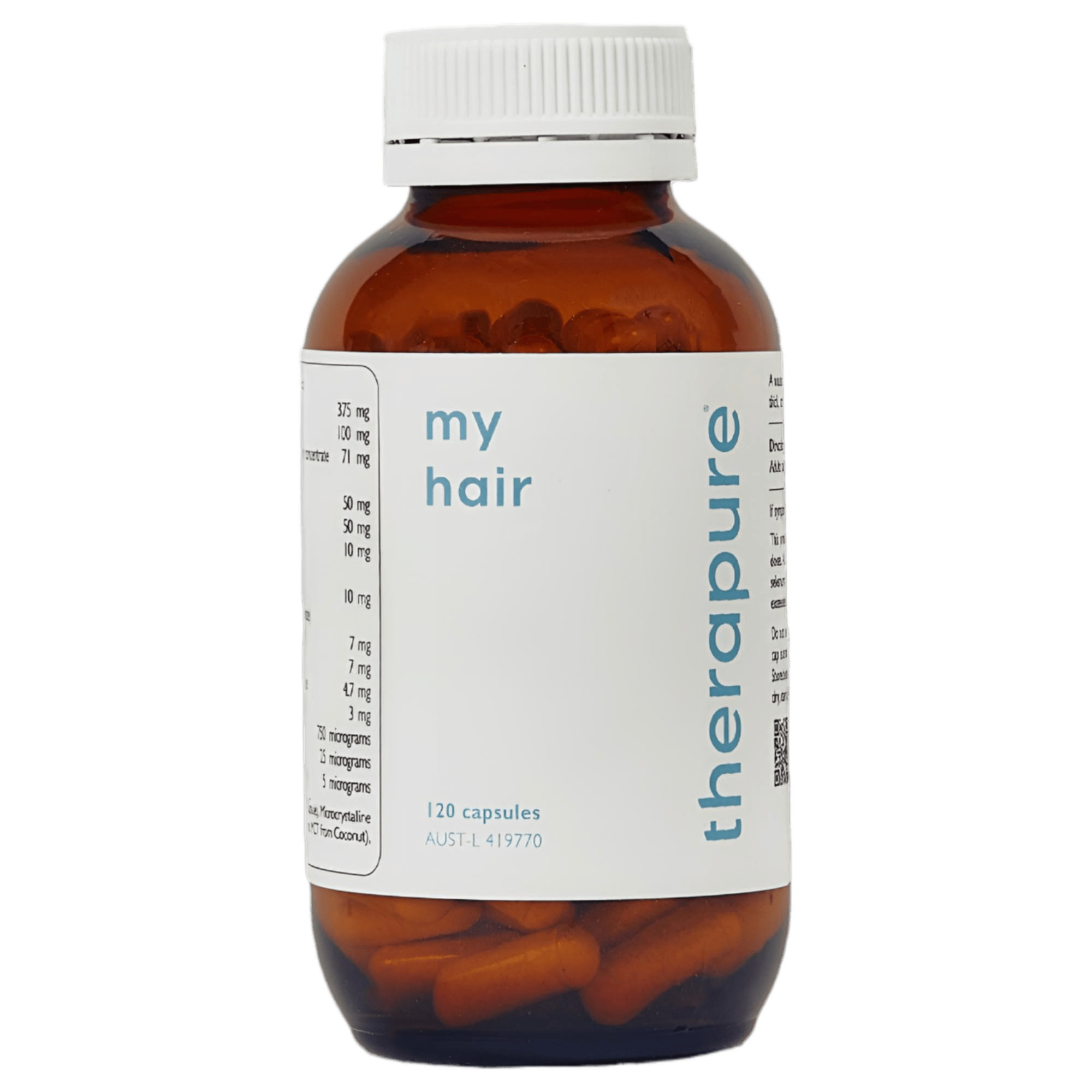 Therapure My Hair 120 Capsules - JING Organics