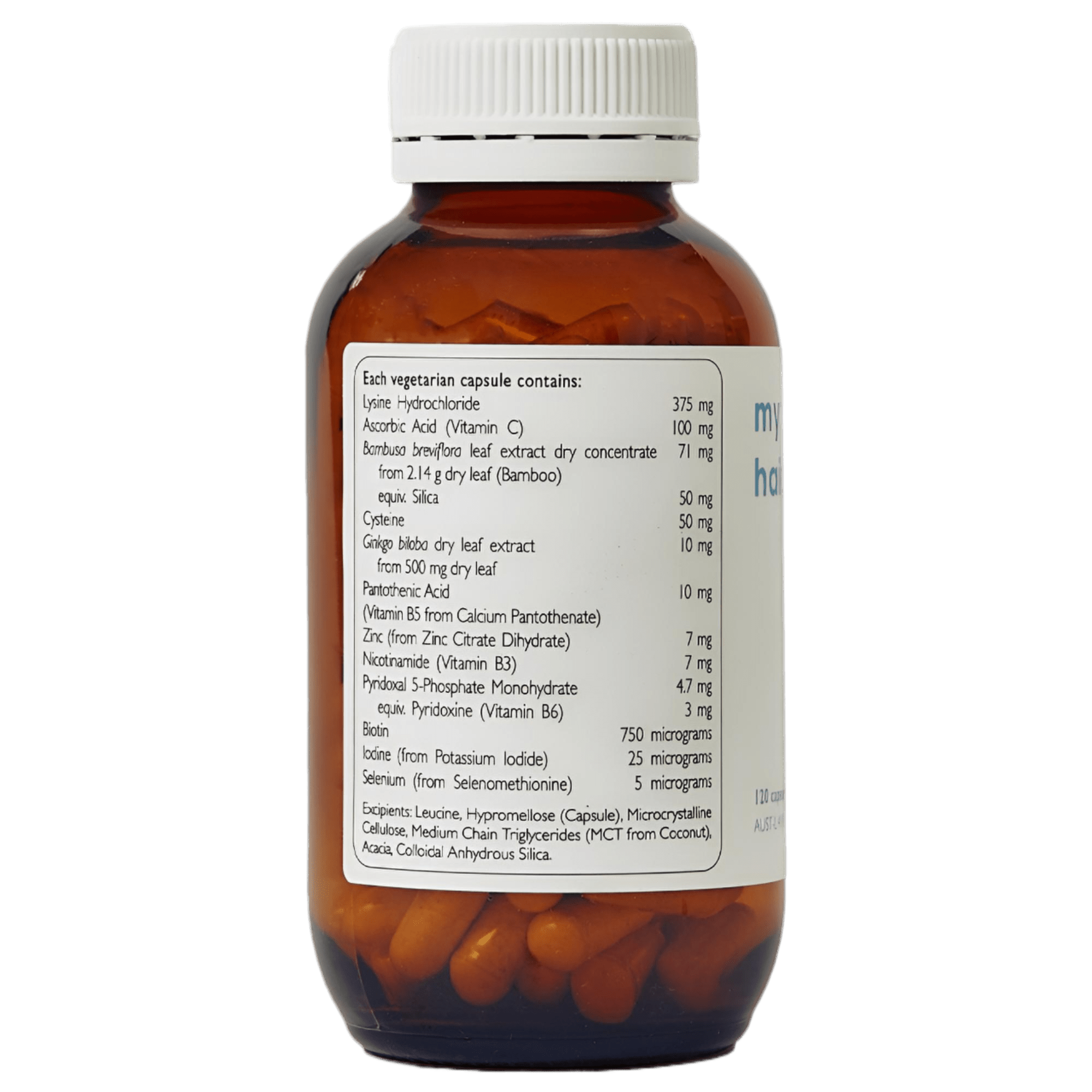 Therapure My Hair 120 Capsules - JING Organics