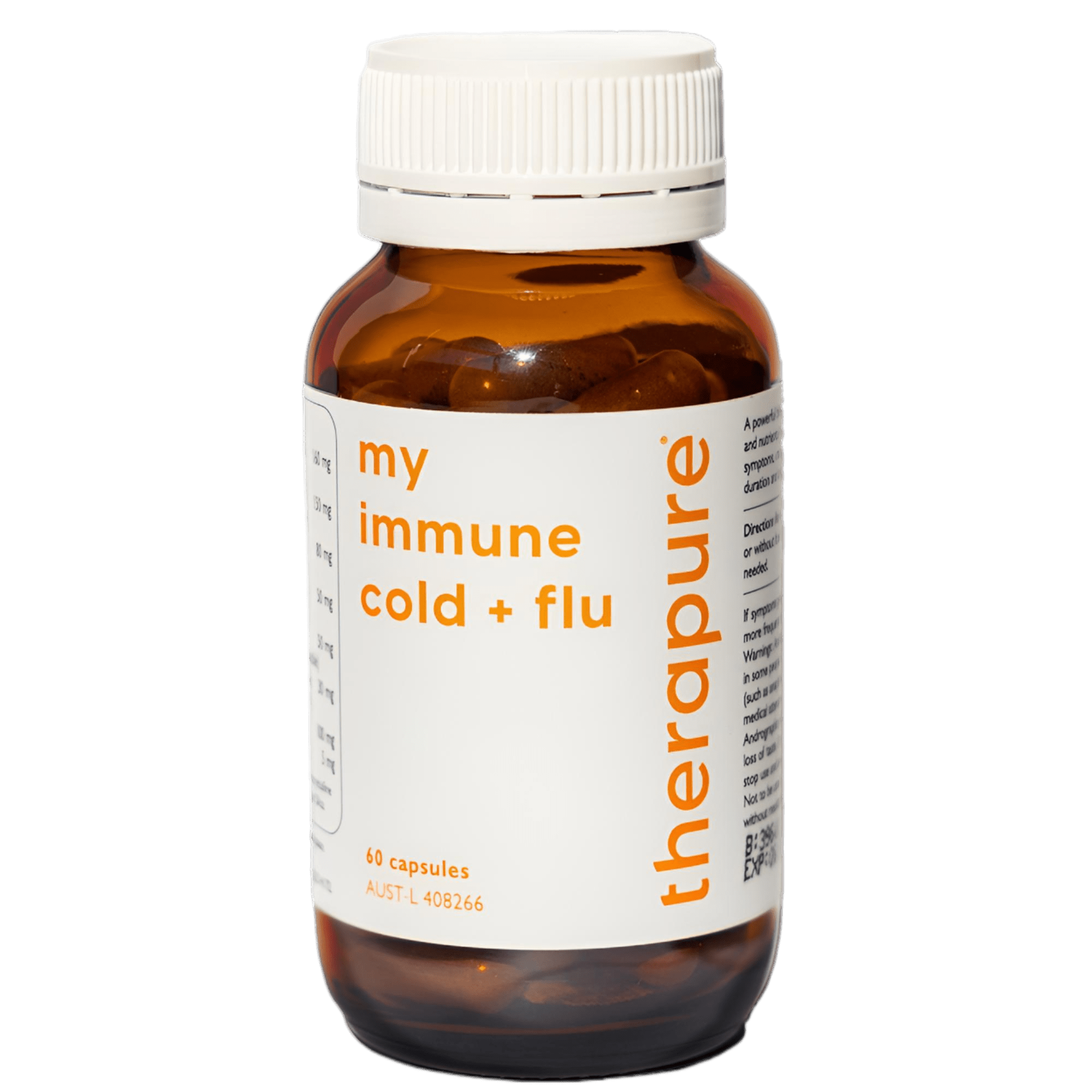 Therapure My Immune Cold + Flu 60 Capsules - JING Organics