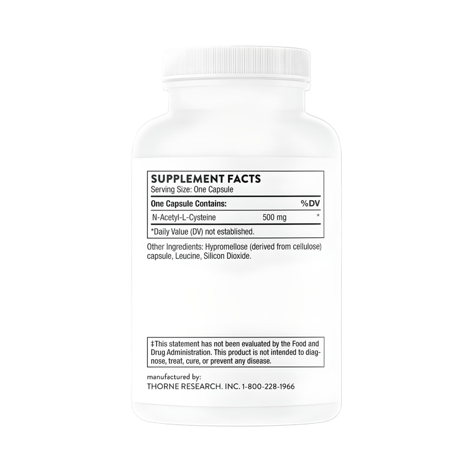 Thorne NAC 500mg 90 Capsules - JING Organics