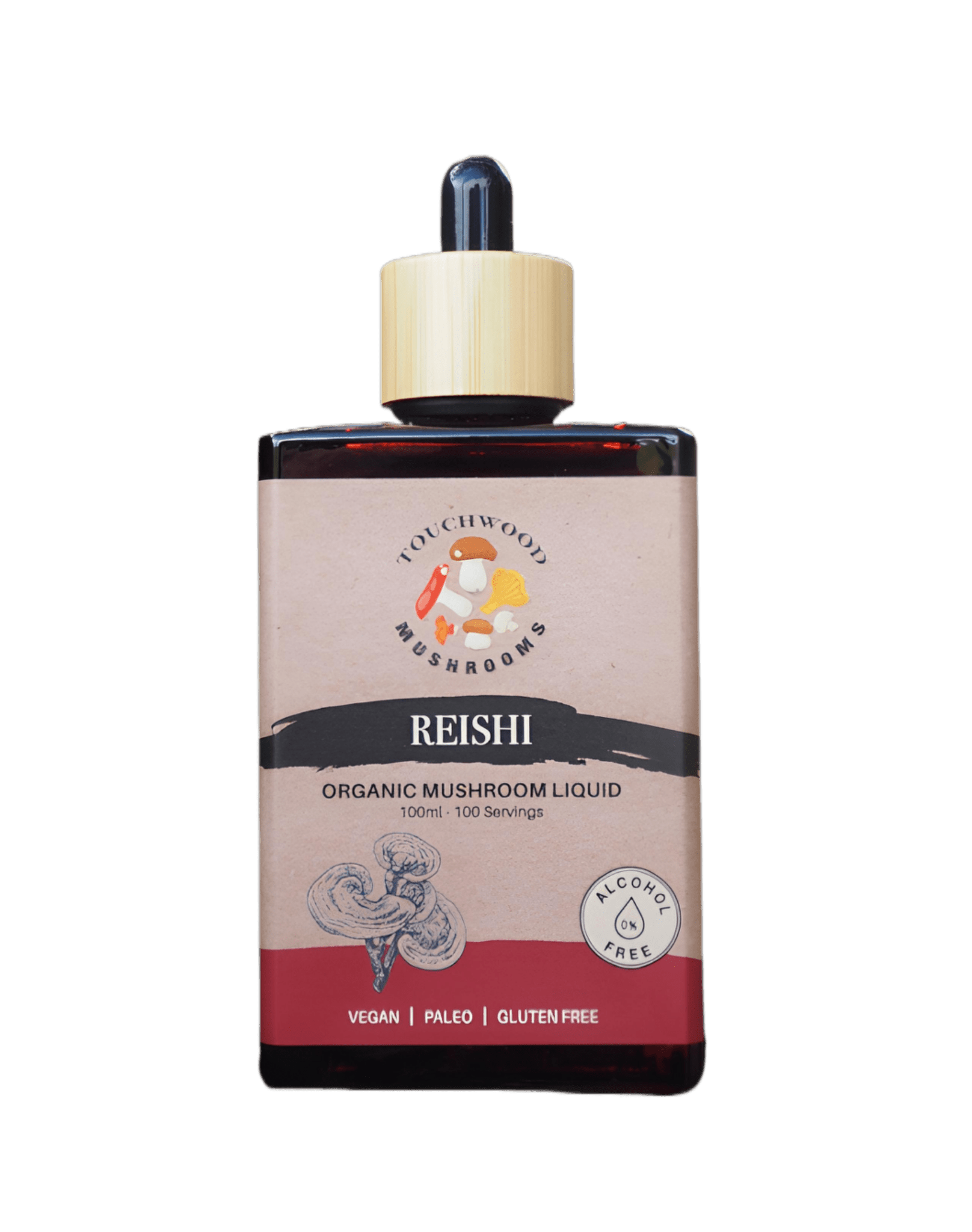 Touchwood Mushrooms Organic Reishi 100ml - JING Organics