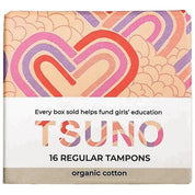 Tsuno Organic Cotton 16 Regular Tampons - J I N G