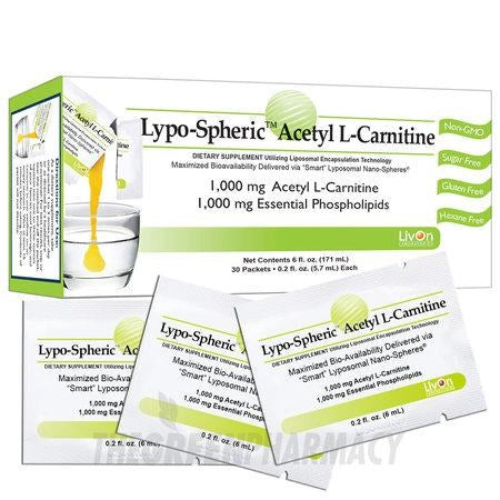 LivOn Lypo-Spheric Acetyl L-Carnitine Box of 30