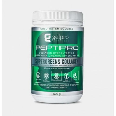 Gelpro Collagen with Organic Supergreens 300g