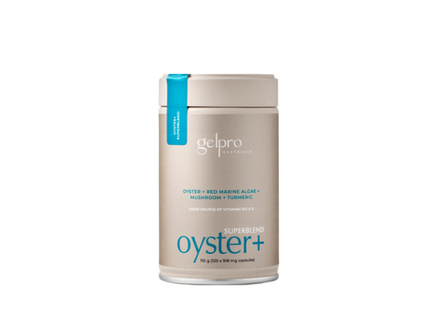 Gelpro Australia Oyster+ Superblend 120 Capsules
