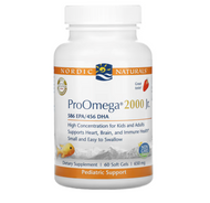 Nordic Naturals ProOmega 2000 Jr. 草莓 650 毫克 60 粒软胶囊