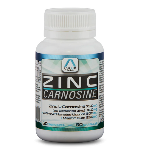 LVLUP Health Zinc Carnosina 60 Cápsulas