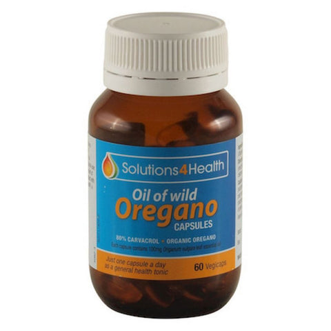 Solutions 4 Health Oil of Wild Oregano 60 Capsules