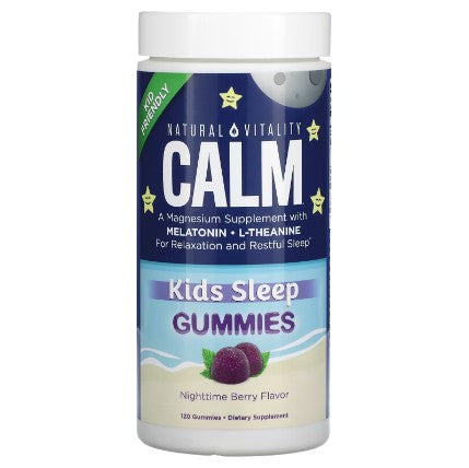 Natural Vitality Calm Kids Sleep Berry 60 Gummies