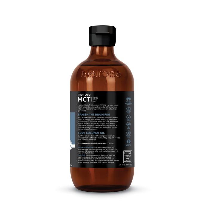 Melrose MCT Oil - Boost Your Brain Power 500ml