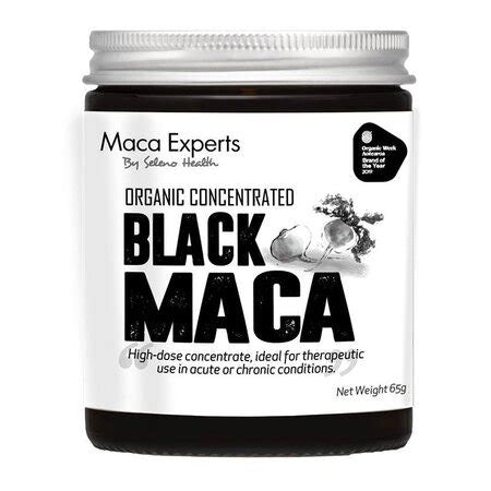 Maca Experts Organic Concentrated Black Maca 65g
