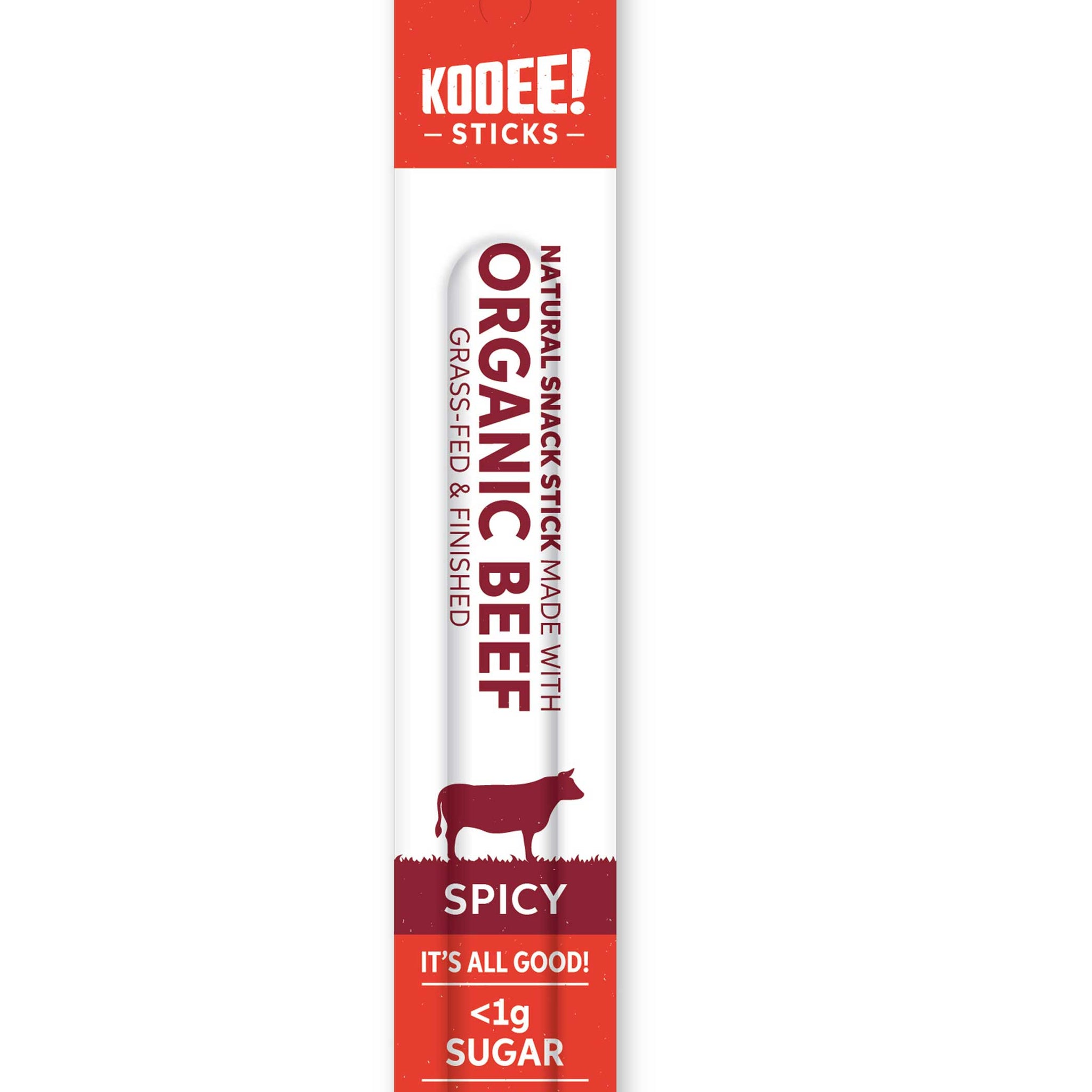 Kooee Grass-Fed Beef Snack Stick Spicy 25g