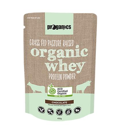 Proganics Organics Whey Chocolate 450g