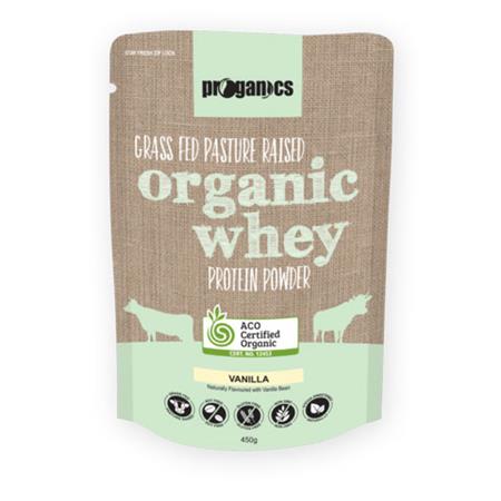 Proganics Organics Whey Vanilla 450g