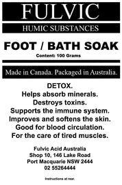 The Natural Edge Fulvic Foot Soak 150g - JING Organics